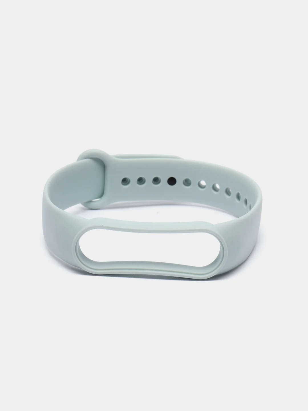 Небесно-голубой ремешок силиконовый для фитнес браслета Xiaomi Mi Band 5 Mi Band 6 (Ми Банд 5 Ми Банд 6)