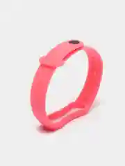 Розовый ремешок силиконовый для фитнес браслета Xiaomi Mi Band 5 Mi Band 6 (Ми Банд 5 Ми Банд 6)