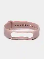 Пудровый ремешок силиконовый для фитнес браслета Xiaomi Mi Band 5 Mi Band 6 (Ми Банд 5 Ми Банд 6)