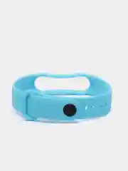 Голубой ремешок силиконовый для фитнес браслета Xiaomi Mi Band 5 Mi Band 6 (Ми Банд 5 Ми Банд 6)