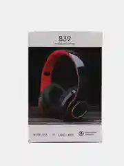 Черный полноразмерные игровые наушники с RGB подсветкой Tws