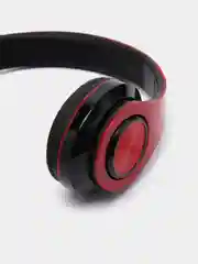 Красный полноразмерные игровые наушники с RGB подсветкой Tws