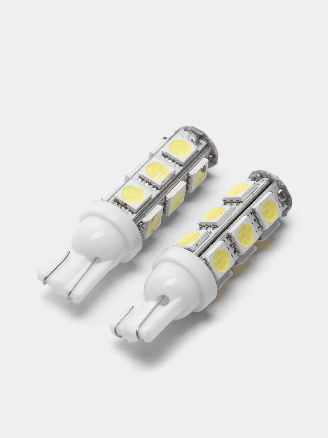Белый светодиодная автомобильная LED лампа W5W T10, для ДХО и габаритных огней