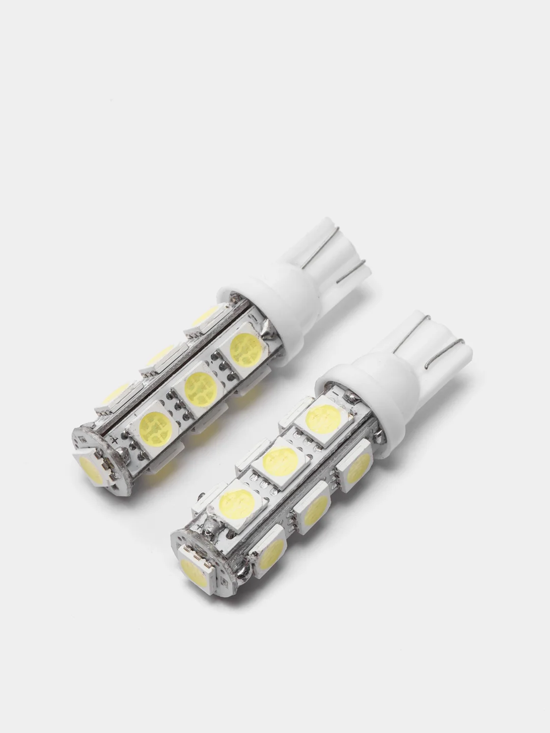 Белый светодиодная автомобильная LED лампа W5W T10, для ДХО и габаритных огней