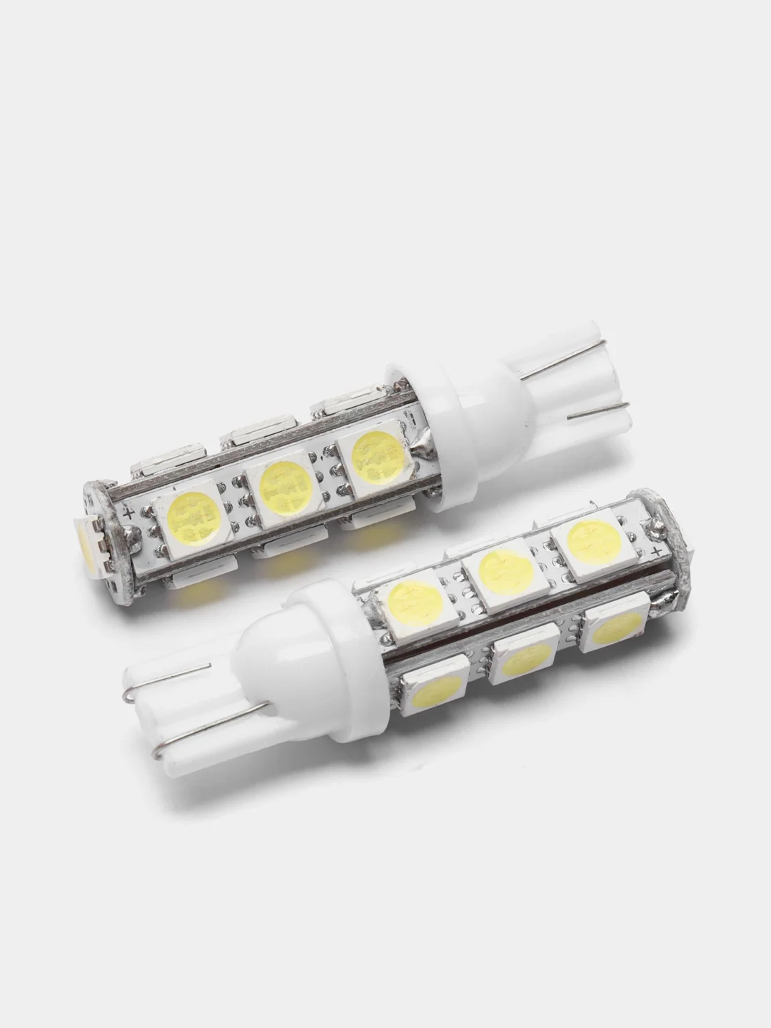 Белый светодиодная автомобильная LED лампа W5W T10, для ДХО и габаритных огней