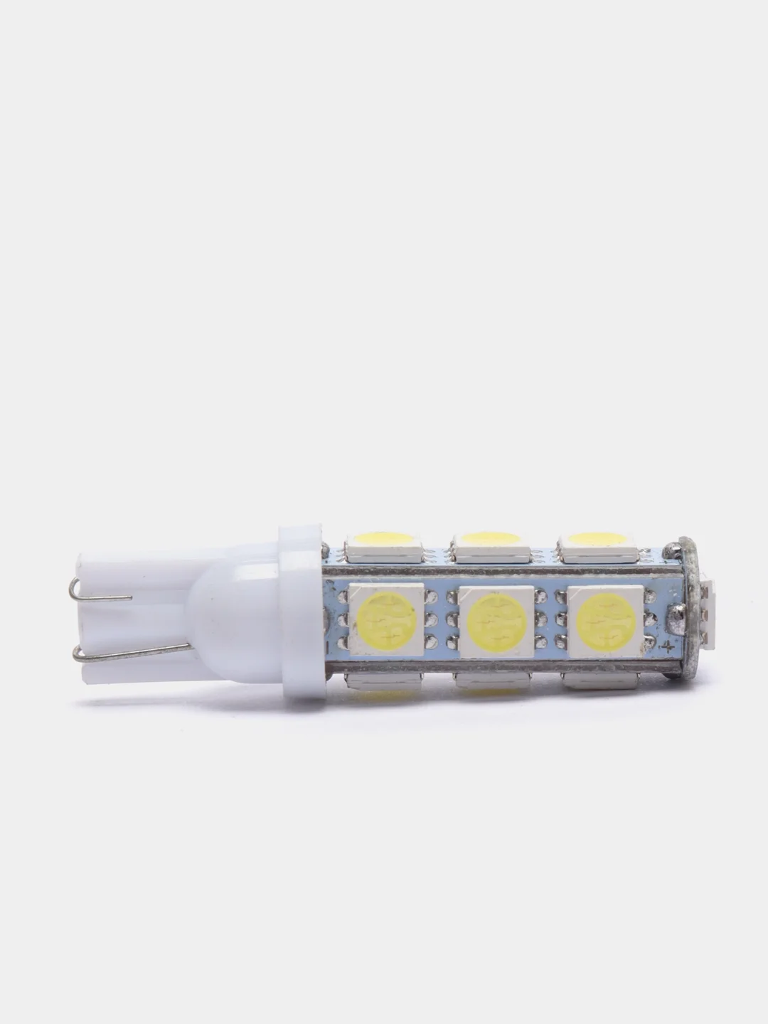 Белый светодиодная автомобильная LED лампа W5W T10, для ДХО и габаритных огней