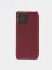 Бордовый чехол-книжка для Honor X8, магнитный