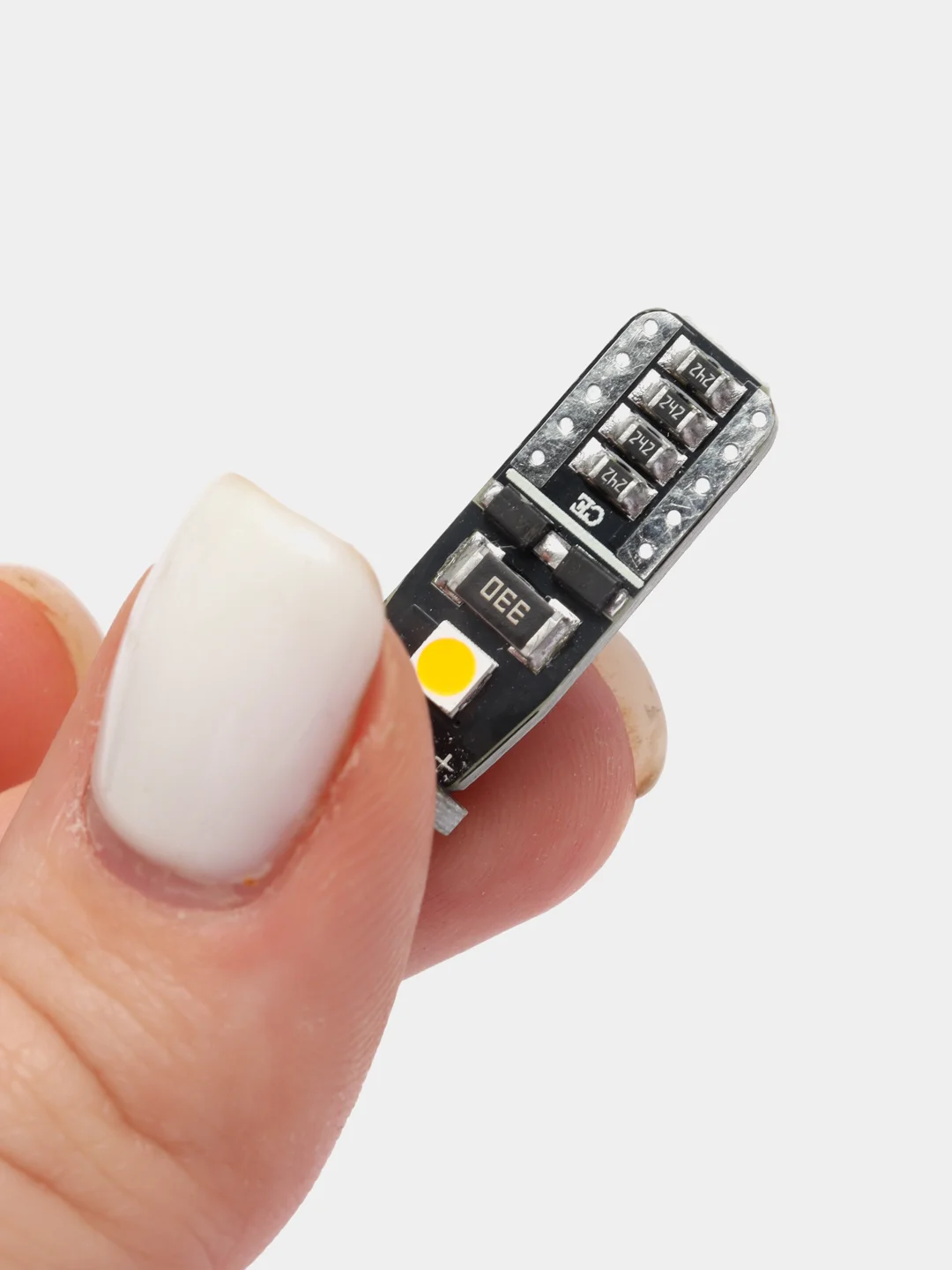Оранжевый светодиодная лампа ElectroKot MiniMax T10 W5W canbus, 2 штуки, в габаритные огни