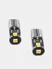 Оранжевый светодиодная лампа ElectroKot MiniMax T10 W5W canbus, 2 штуки, в габаритные огни