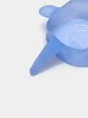Голубой силиконовые крышки для посуды, 6 шт
