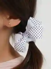 Бронзовый бантик для волос