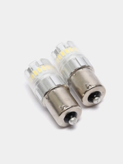 Светодиодная лампа для авто ElectroKot RoundLight BA15S - P21W 2 штуки, белый, красный