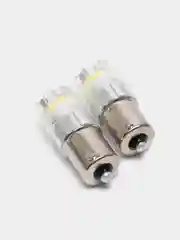 Белый светодиодная лампа для авто ElectroKot RoundLight BA15S - P21W 2 штуки, белый, красный