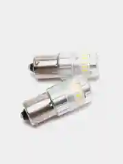 Белый светодиодная лампа для авто ElectroKot RoundLight BA15S - P21W 2 штуки, белый, красный