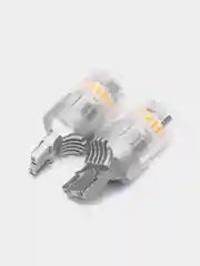 Оранжевый светодиодная лампа для авто ElectroKot RoundLight W21W - Т20, 2 штуки