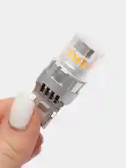 Оранжевый светодиодная лампа для авто ElectroKot RoundLight W21W - Т20, 2 штуки