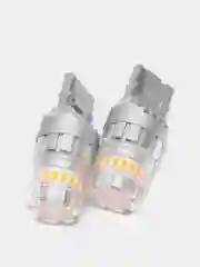 Оранжевый светодиодная лампа для авто ElectroKot RoundLight W21W - Т20, 2 штуки