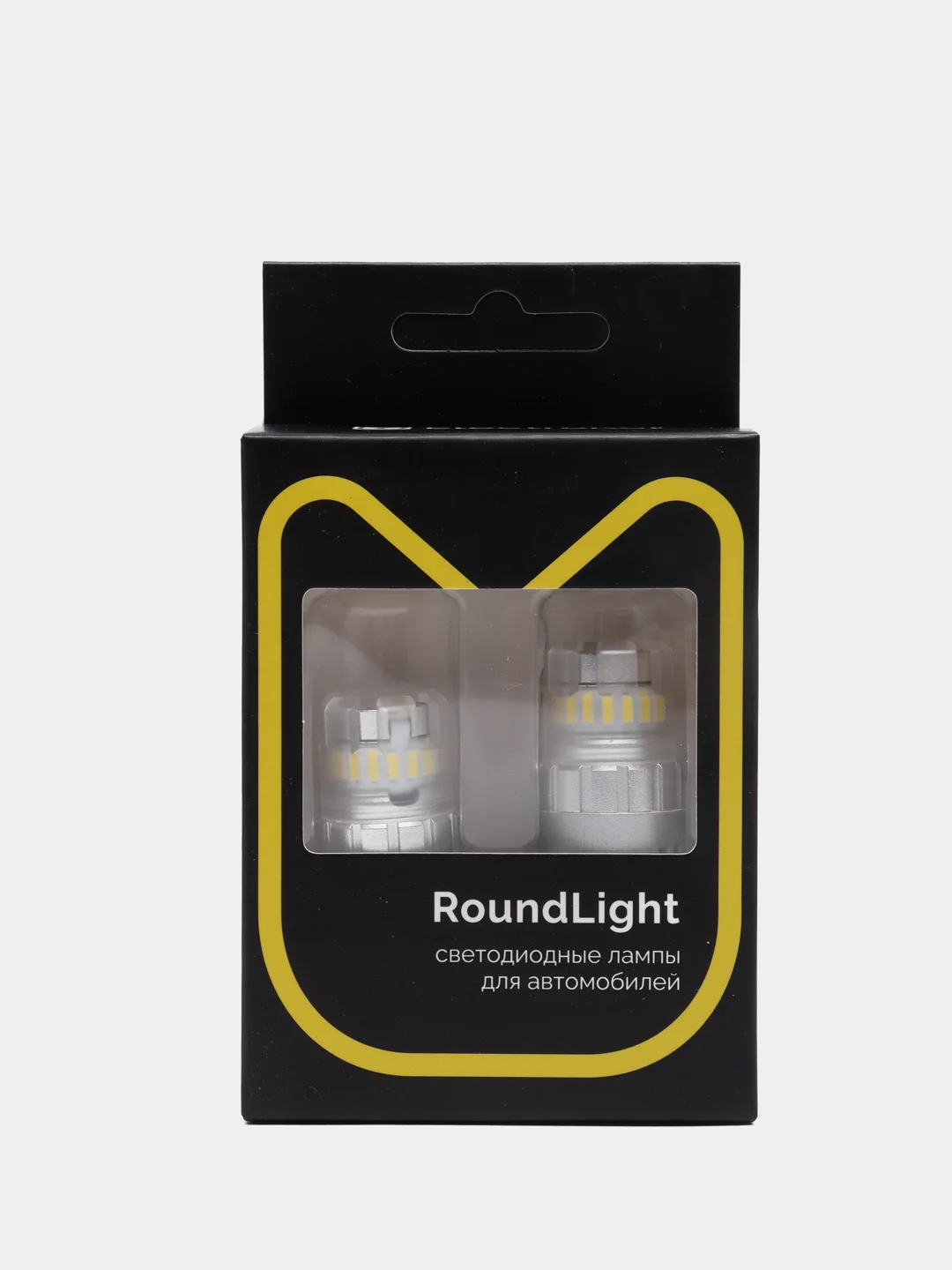 Белый светодиодная лампа для авто ElectroKot RoundLight W21W - Т20, 2 штуки