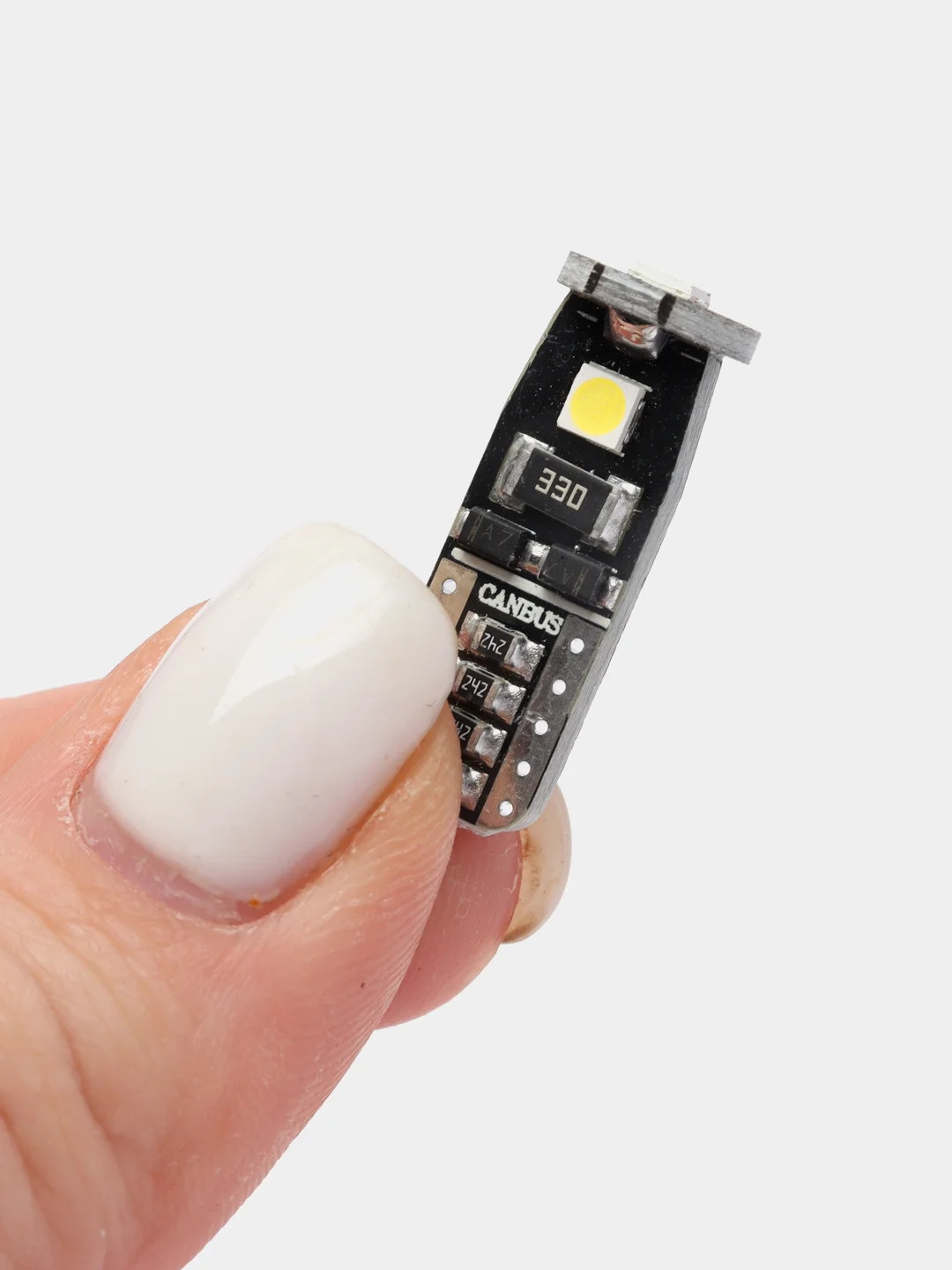 Белый светодиодная лампа ElectroKot MiniMax T10 W5W canbus, 2 штуки, в габаритные огни