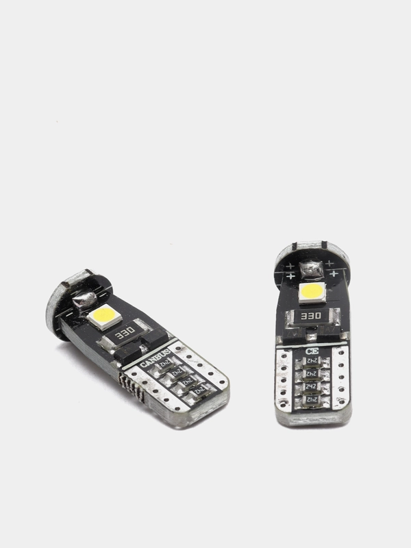 Светодиодная лампа ElectroKot MiniMax T10 W5W canbus, 2 штуки, в габаритные огни