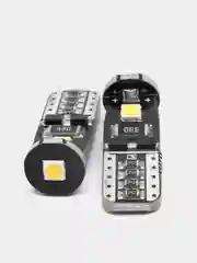 Светло-жёлтый светодиодная лампа ElectroKot MiniMax T10 W5W canbus, 2 штуки, в габаритные огни