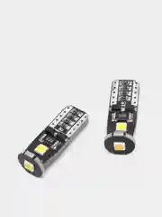 Светло-жёлтый светодиодная лампа ElectroKot MiniMax T10 W5W canbus, 2 штуки, в габаритные огни