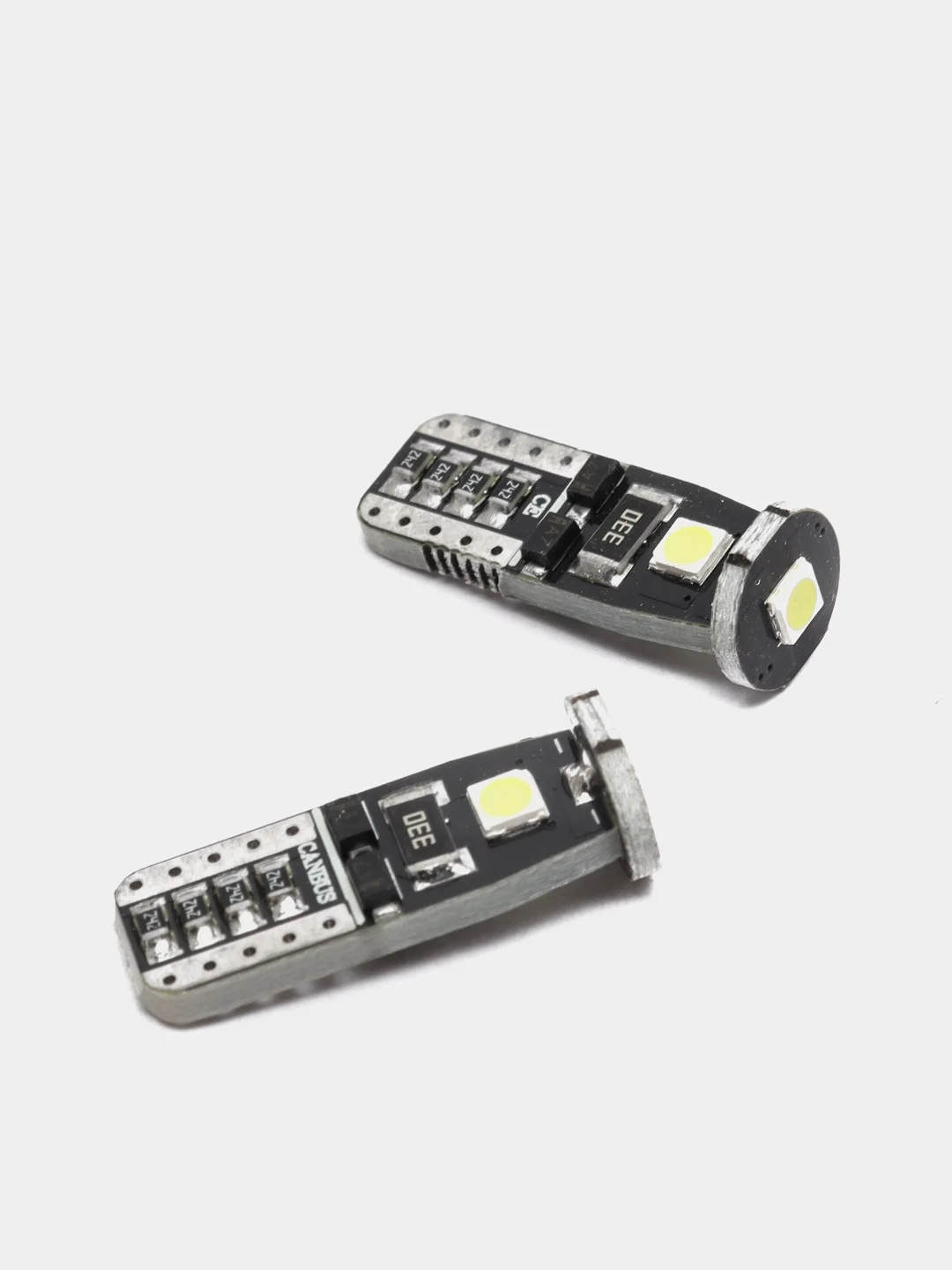 Ледяной светодиодная лампа ElectroKot MiniMax T10 W5W canbus, 2 штуки, в габаритные огни