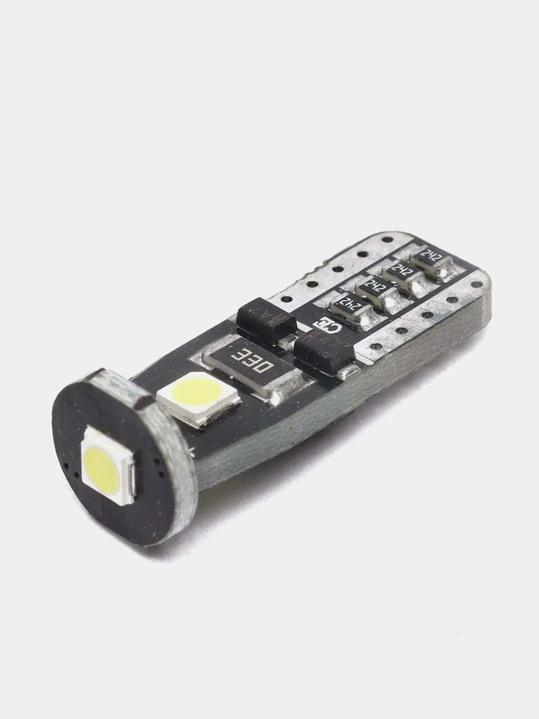 Ледяной светодиодная лампа ElectroKot MiniMax T10 W5W canbus, 2 штуки, в габаритные огни