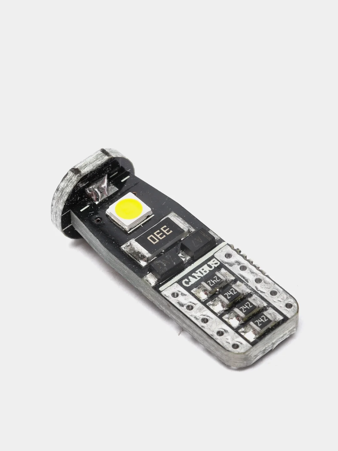 Желтый светодиодная лампа ElectroKot MiniMax T10 W5W canbus, 2 штуки, в габаритные огни
