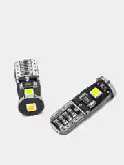 Желтый светодиодная лампа ElectroKot MiniMax T10 W5W canbus, 2 штуки, в габаритные огни