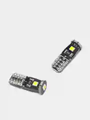 Желтый светодиодная лампа ElectroKot MiniMax T10 W5W canbus, 2 штуки, в габаритные огни