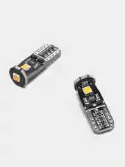 Золотой светодиодная лампа ElectroKot MiniMax T10 W5W canbus, 2 штуки, в габаритные огни