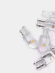 Оранжевый светодиодная лампа для авто ElectroKot Crystal T10 W5W, разные цвета, в габариты