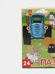 Зеленый пазл "Синий Трактор", 24 элемента