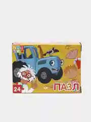 Желтый пазл "Синий Трактор", 24 элемента