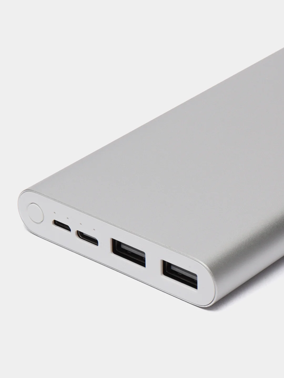 Серебряный внешний аккумулятор Xiaomi Mi Power Bank 3 10000 mAh (PLM09ZM)