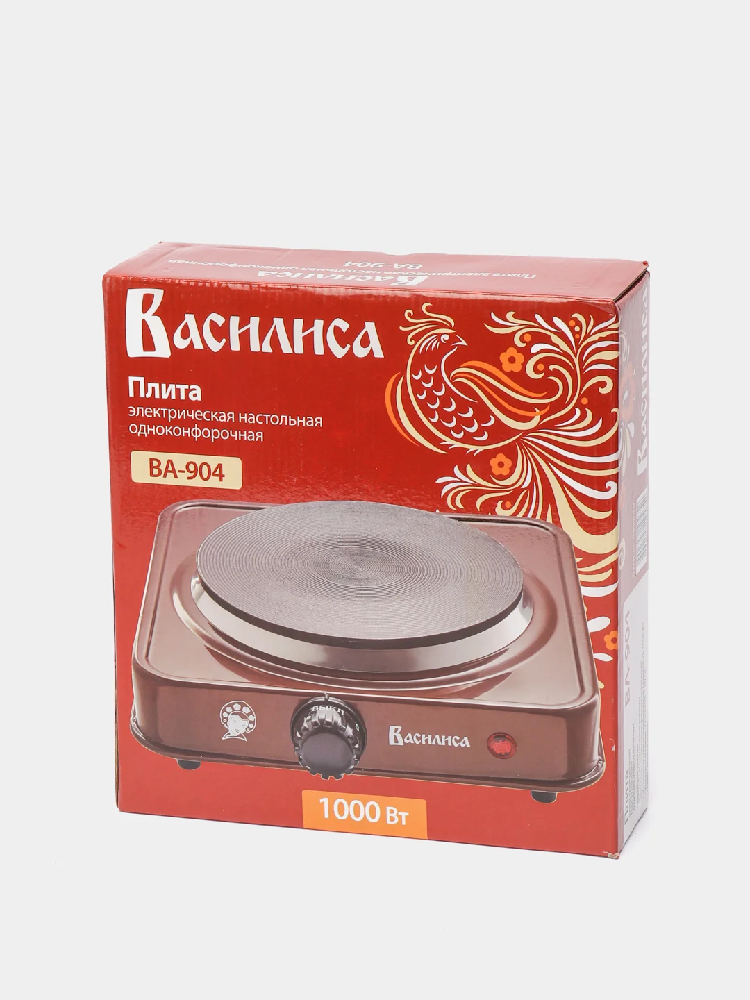 Плита электрическая настольная 1-конфорочная "Василиса" ВА-904