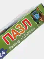 Лесной зеленый пазл "Синий Трактор", 24 элемента
