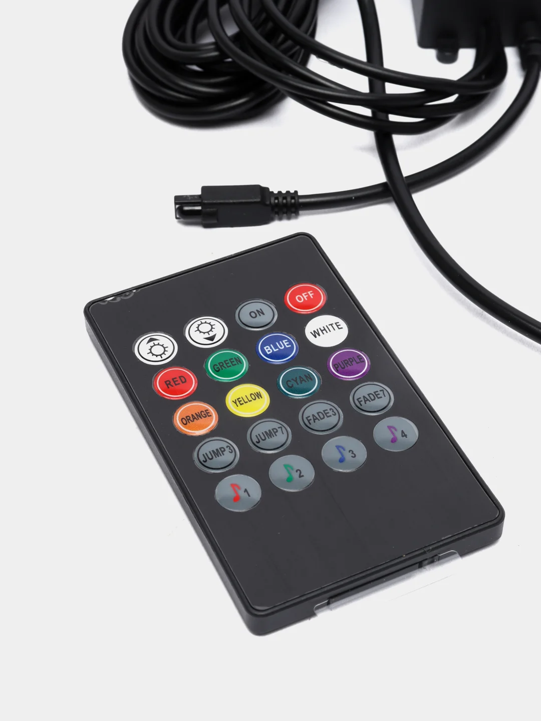 Подсветка салона авто со звуковым контроллером ElectroKot, 4 модуля, 36 LED, ИК-пульт RGB