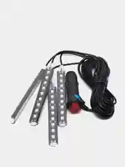 Синий диодная подсветка салона и зоны ног автомобиля ElectroKot, 4 модуля, 36 LED, разные цвета