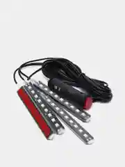 Синий диодная подсветка салона и зоны ног автомобиля ElectroKot, 4 модуля, 36 LED, разные цвета