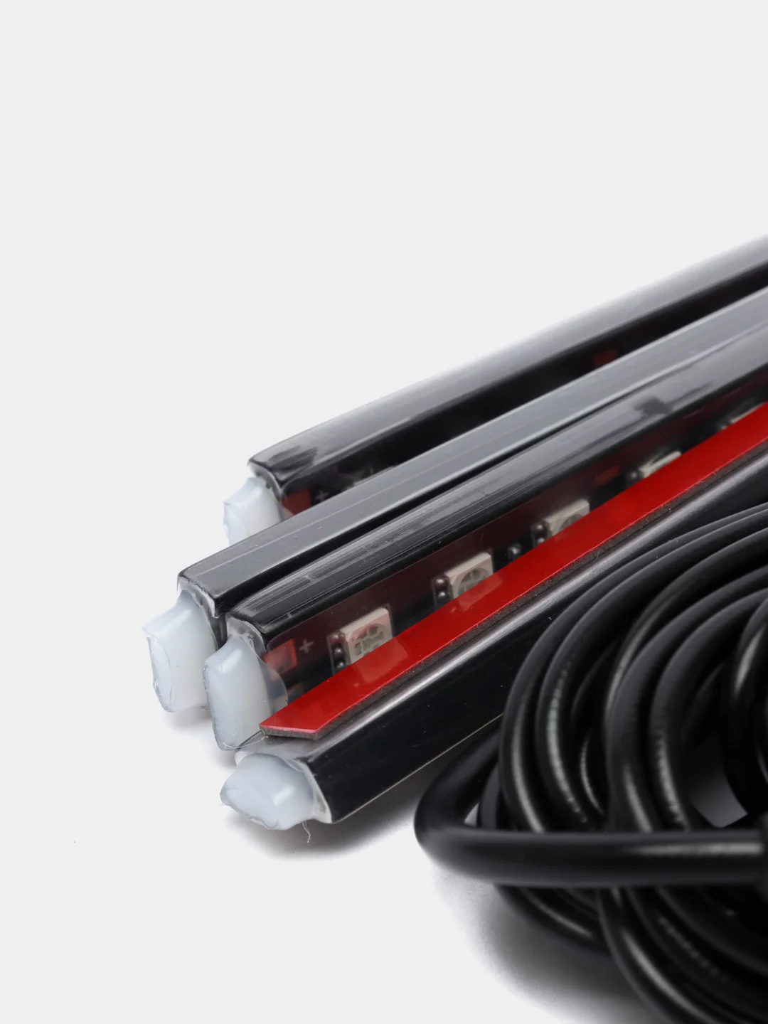 Красный диодная подсветка салона и зоны ног автомобиля ElectroKot, 4 модуля, 36 LED, разные цвета
