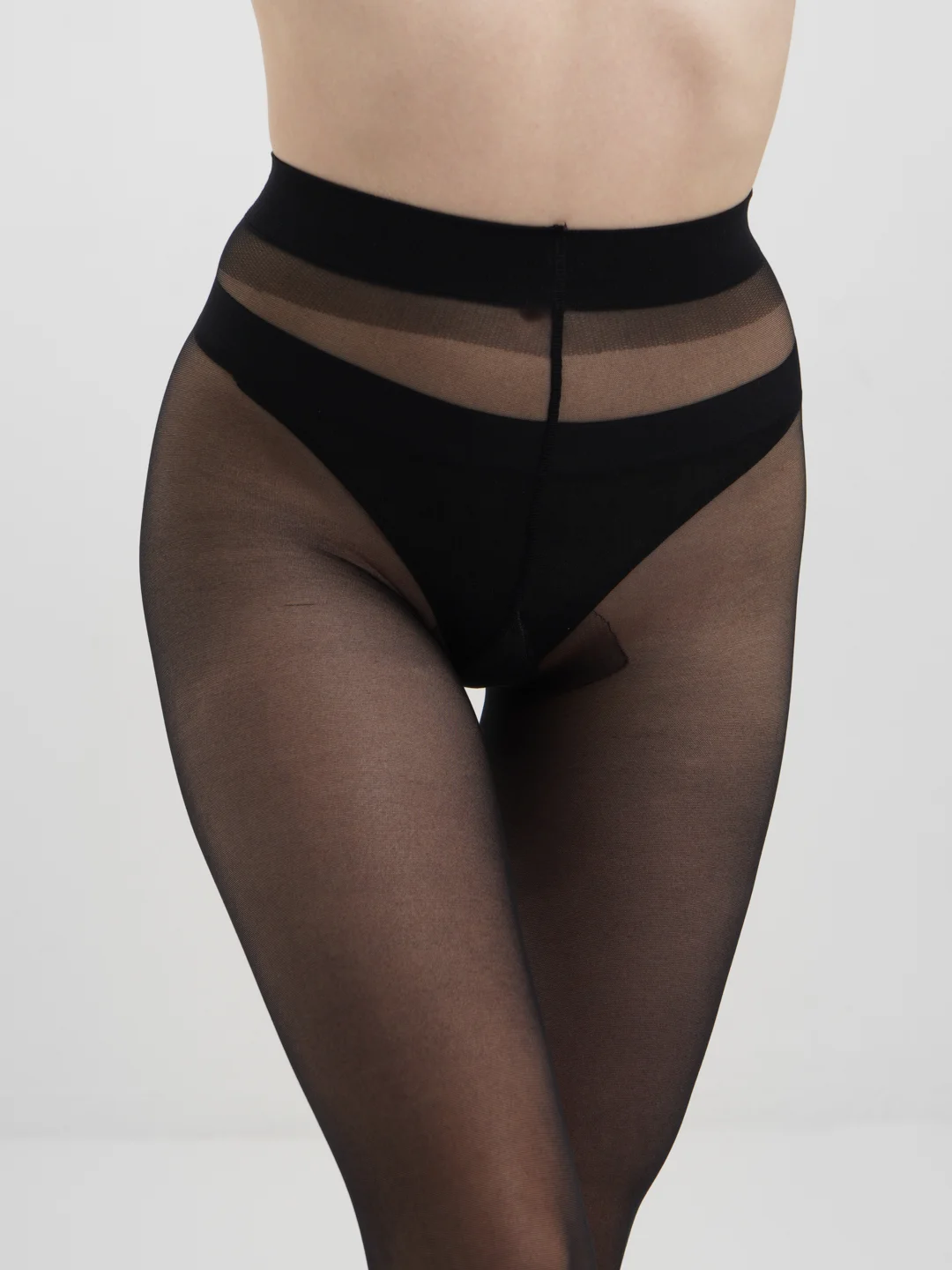 Черный колготки женские Omsa Matte 20