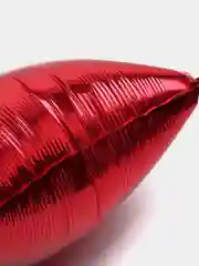 Красный шар звезда фольгированный 19", 50 см