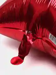 Красный шар звезда фольгированный 19", 50 см