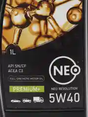 Синтетическое моторное масло Neo Revolution 5W-40 C3