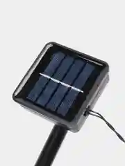 Гирлянда-нить "Сердца", 4,5 м, IP44, тёмная нить, 30 LED,  2 режима, солнечная батарея