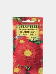 Семена цветов Астра однолетняя "Пампушка клубничная" помпонная, 0,3 г