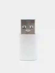 Серебряный адаптер переходник usb type-c USB 3.0 OTG