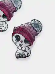 Слоновая кость кабошоны "Милые питомцы", 2 штуки